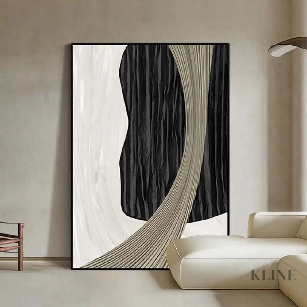 Zen Style Textured Art 1 - Hand Painting