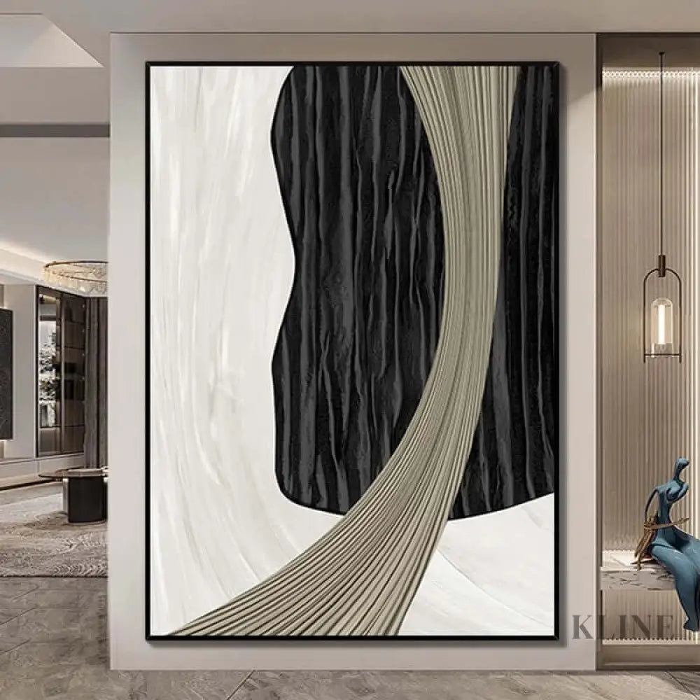 Zen Style Textured Art 1 - Hand Painting 