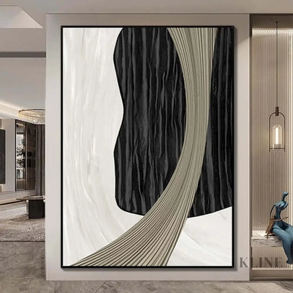 Zen Style Textured Art 1 - Hand Painting