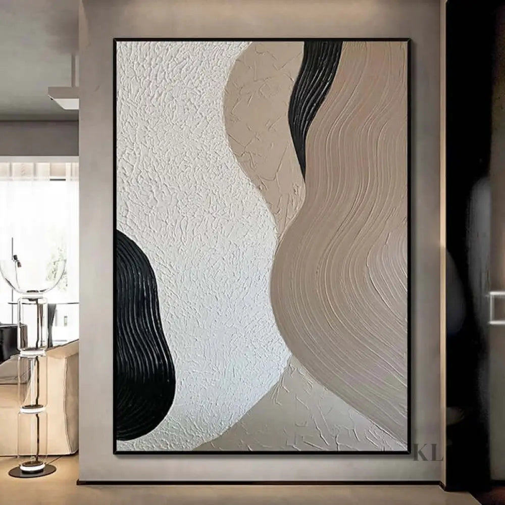 Zen Style Textured Art 2 - Hand Painting