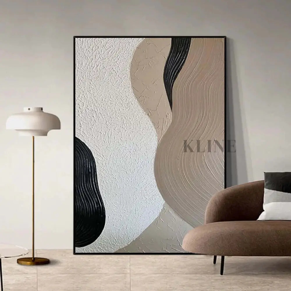 Zen Style Textured Art 2 - Hand Painting