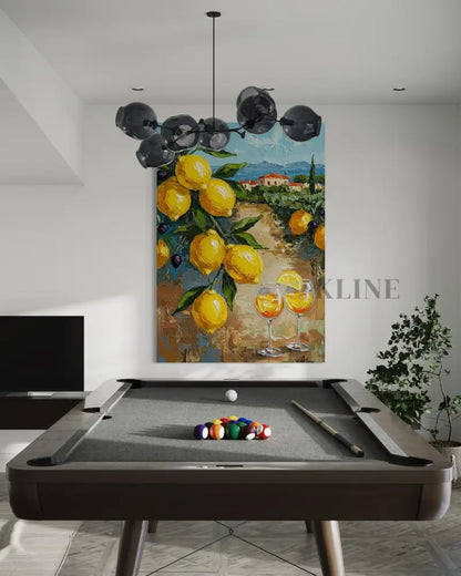 Zest of Aegean Light 1 - Hand Painting