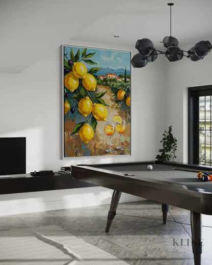 Zest of Aegean Light 1 - Hand Painting