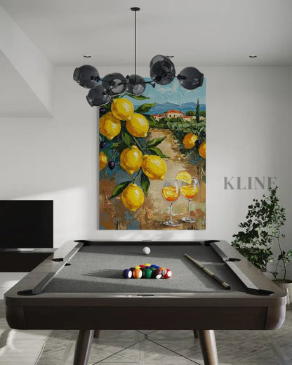 Zest of Aegean Light 1 - Hand Painting