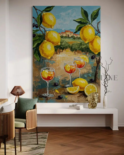 Zest of Aegean Light 2 - Hand Painting
