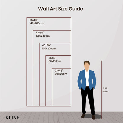 Kline x Pollock Wall Art Image Size